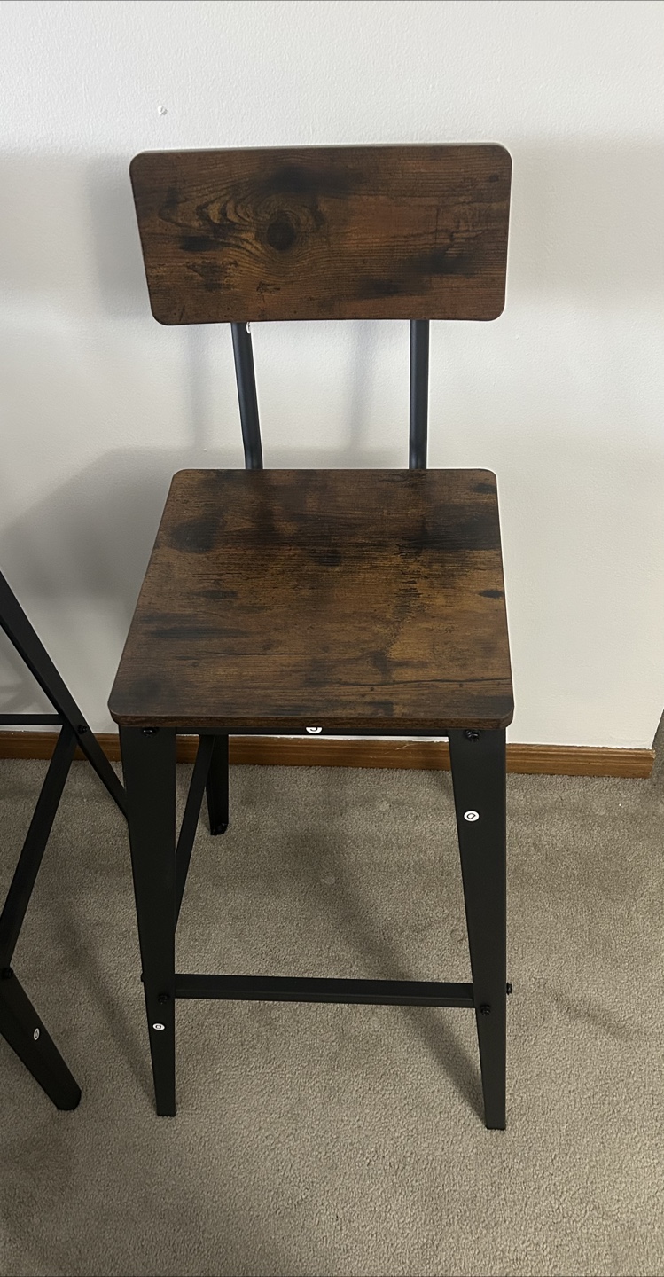 Pair of Industrial Style Bar Stools