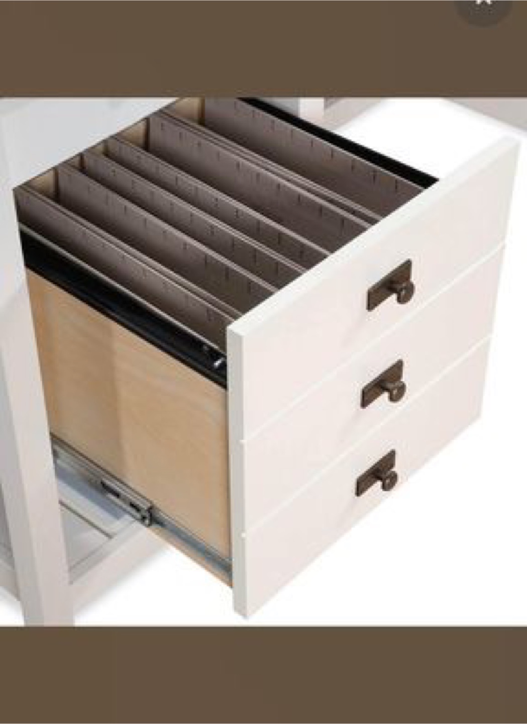 Bush Furniture Cabot L-Shaped Desk - White and Oak - photo 5