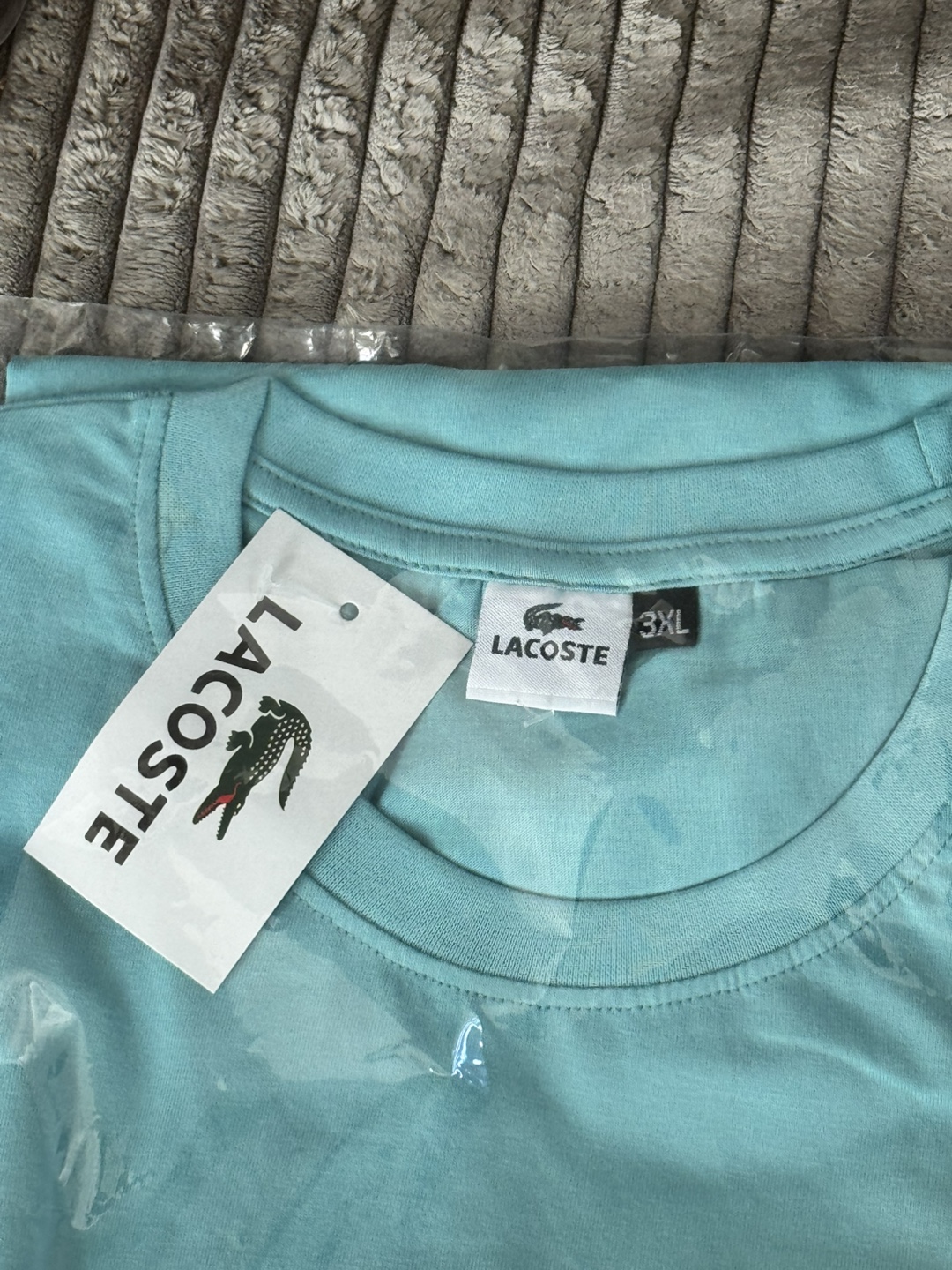 Lacoste Men's 3XL Light Blue T-Shirt - photo 2