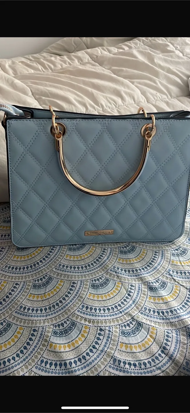 Beautiful Light Blue Quilted Handbag Aldo thumbnail