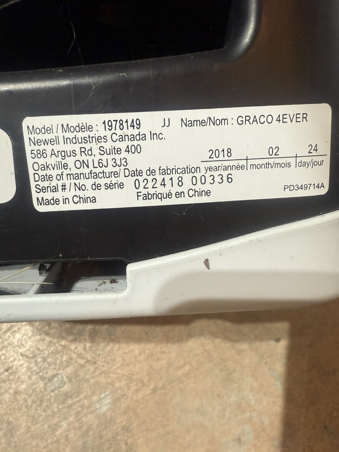 Graco 4Ever DLX Car Seat - photo 3