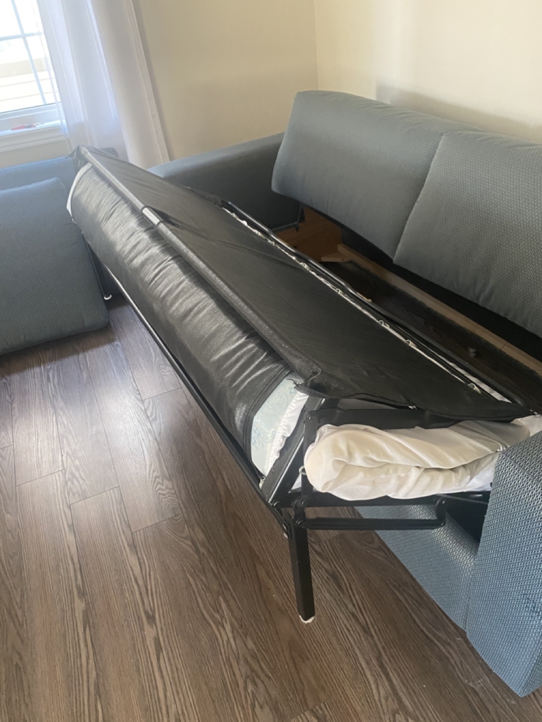 Move Out Sale - Grey Sofa Bed - photo 3