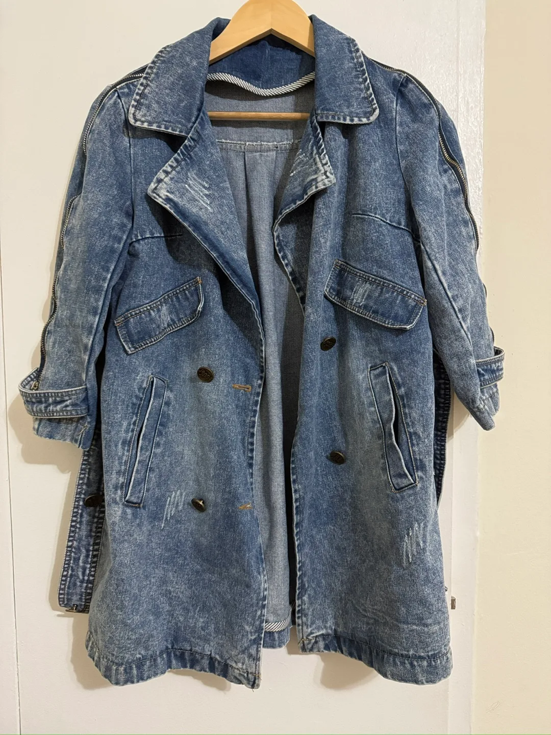 Light Wash Denim Jacket thumbnail