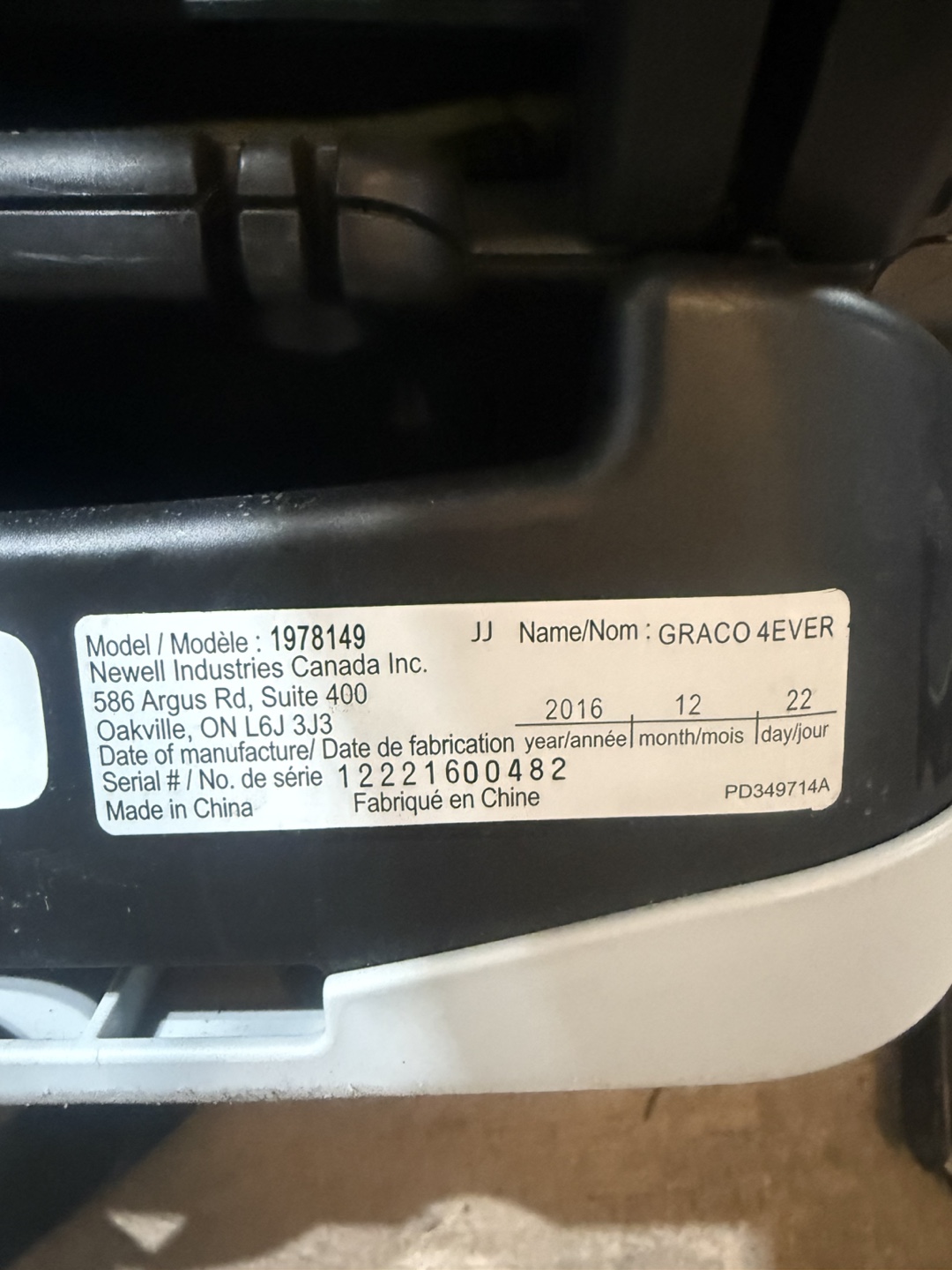 Graco 4Ever DLX Car Seat - photo 3