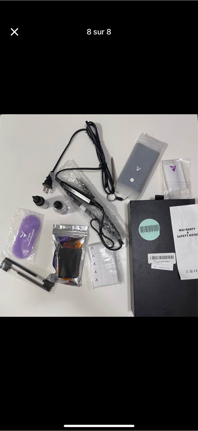 Pre-bonded Hair Extension Kit with Application Tool