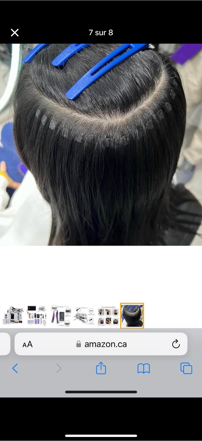 Pre-bonded Hair Extension Kit with Application Tool - photo 2