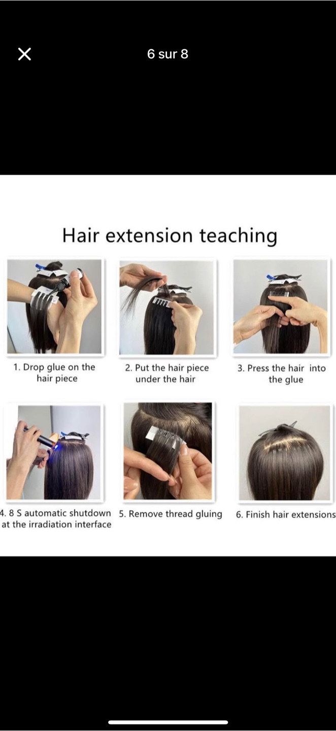 Pre-bonded Hair Extension Kit with Application Tool - photo 3