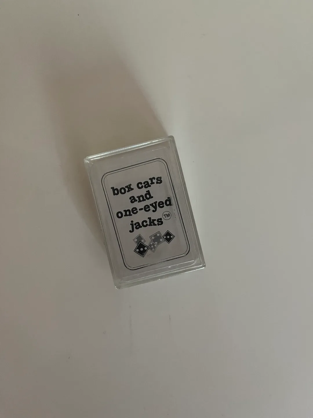 Box Cars and One-Eyed Jacks Playing Cards thumbnail