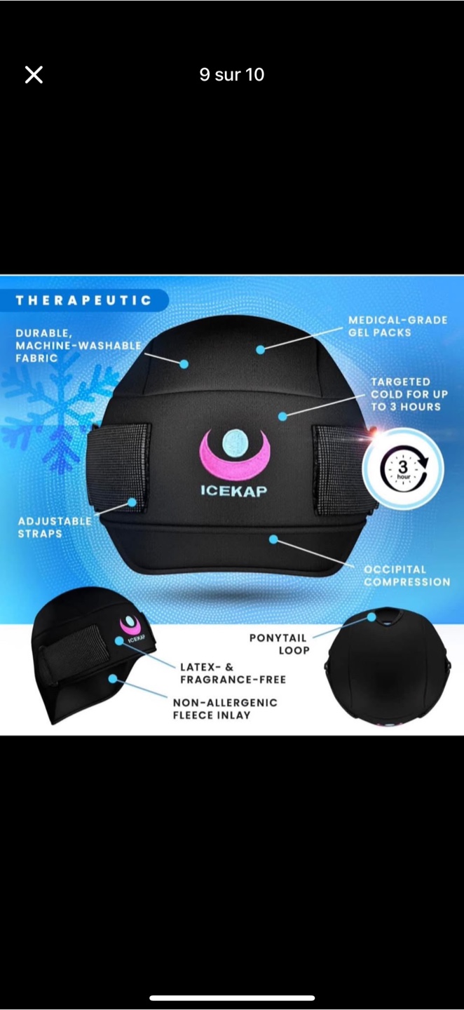 IceKap Cold Therapy Headache Cap - photo 2