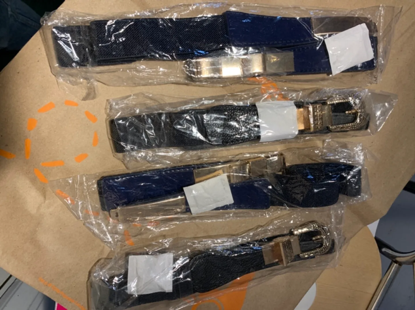 Brand new Black Elastic Belts image indicator(4)