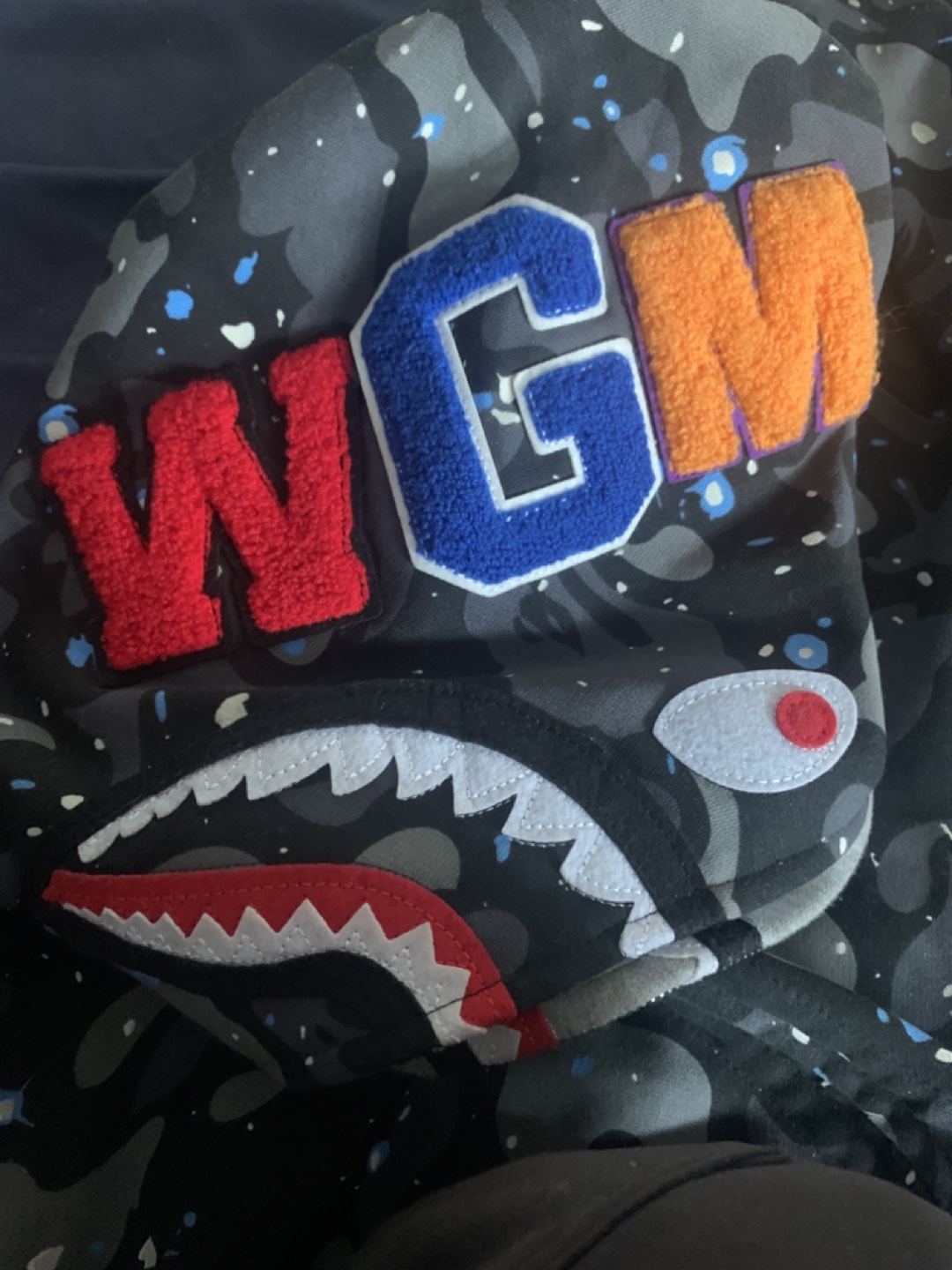 A Bathing Ape Shark Camo Zip-Up Hoodie - photo 4
