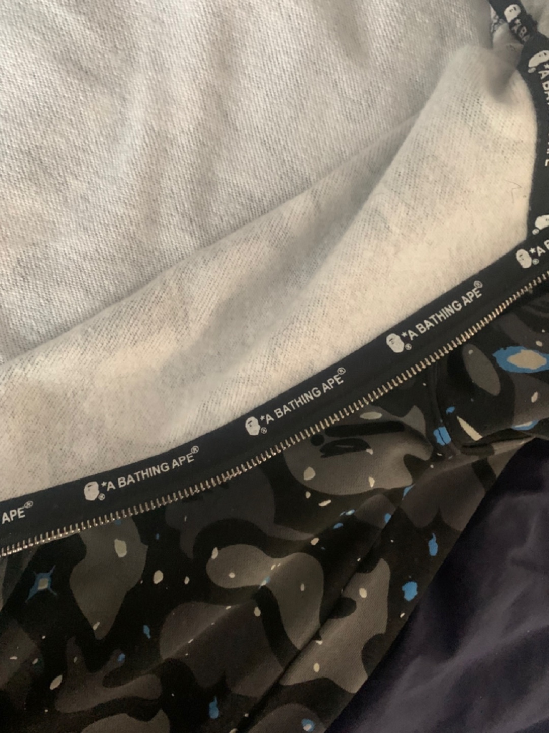 A Bathing Ape Shark Camo Zip-Up Hoodie - photo 2