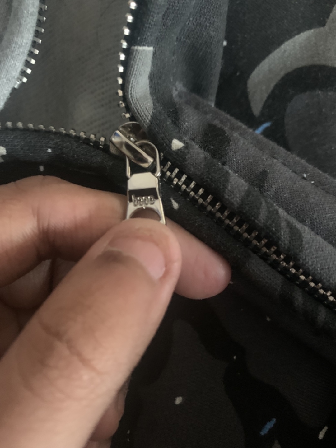 A Bathing Ape Shark Camo Zip-Up Hoodie - photo 3