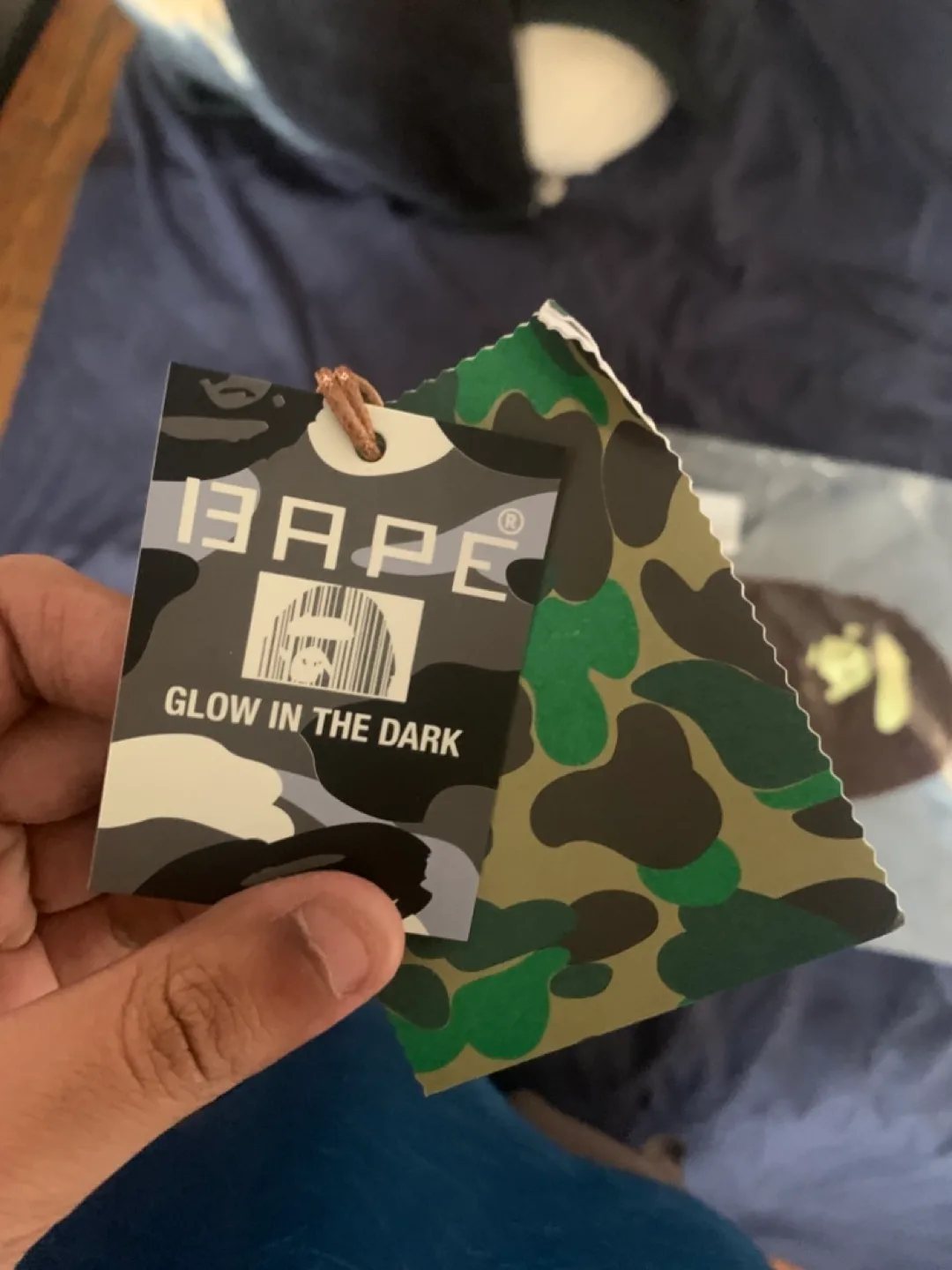 A Bathing Ape Shark Camo Zip-Up Hoodie image indicator(7)
