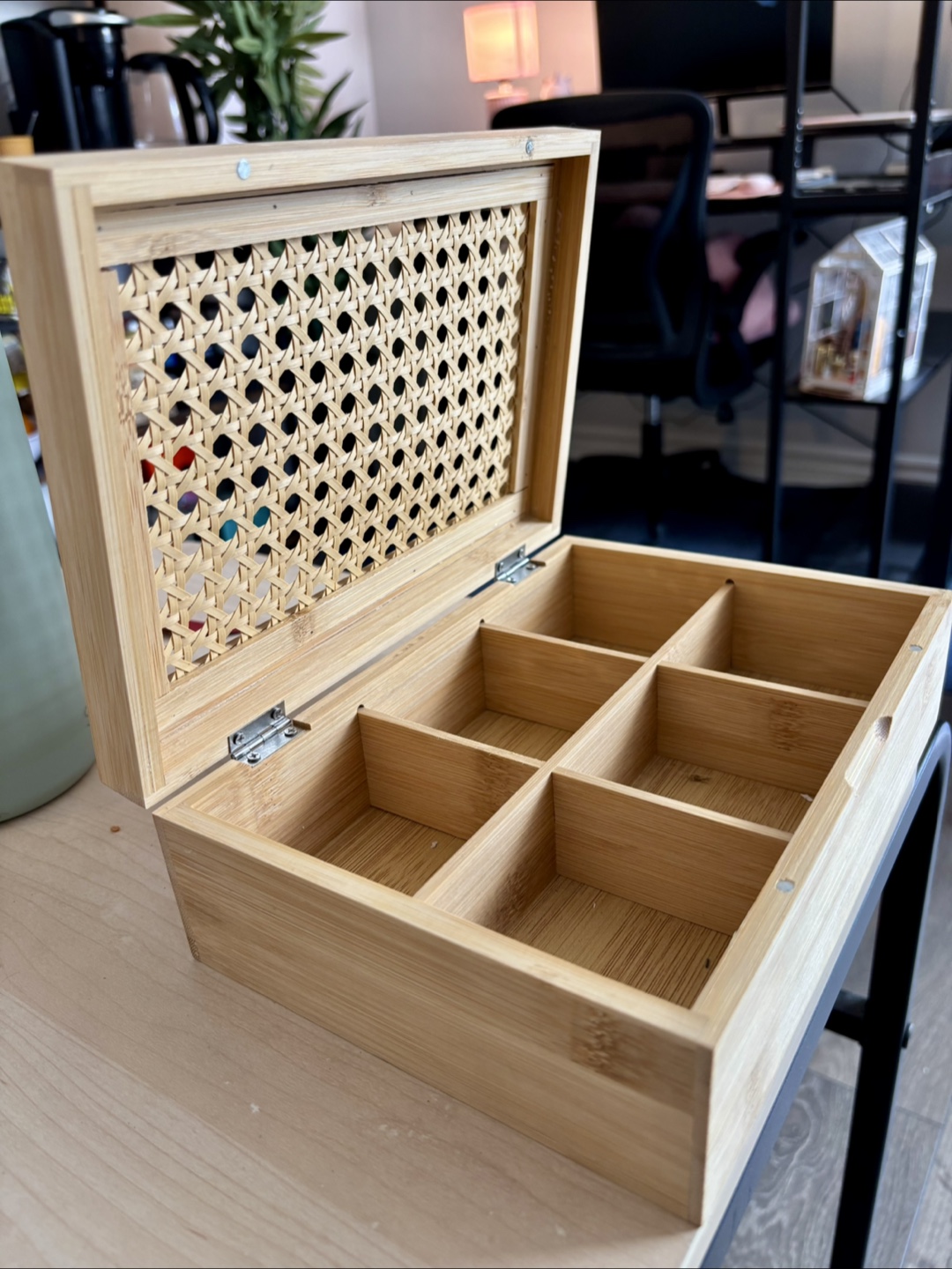 Bamboo Storage Jewelry box - Handmade - photo 2