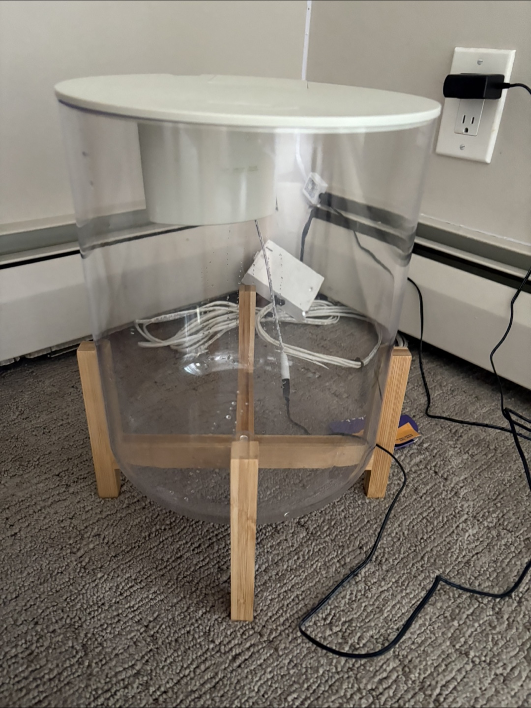 Large aquarium filter water tank