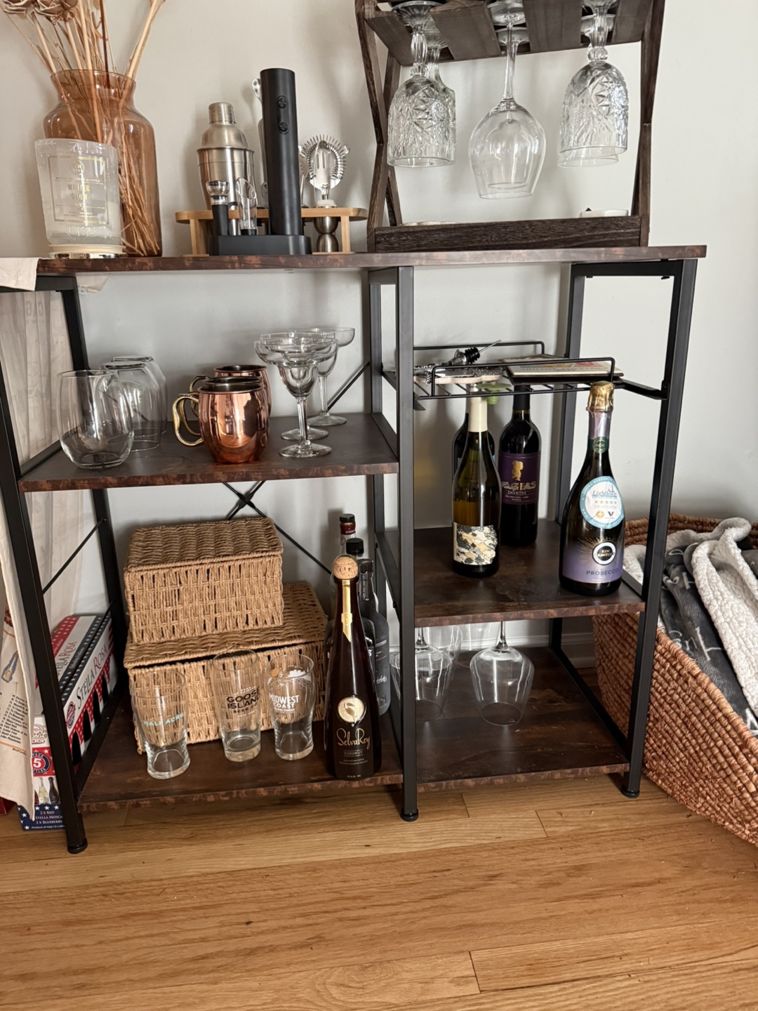 Rustic 3-Tier Bar Cart - photo 2