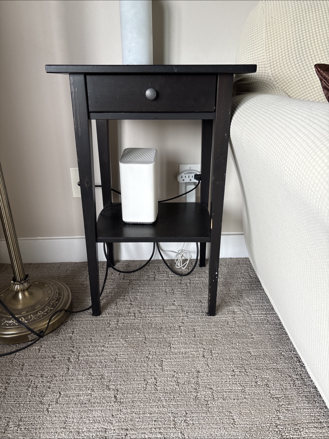 Black End Table