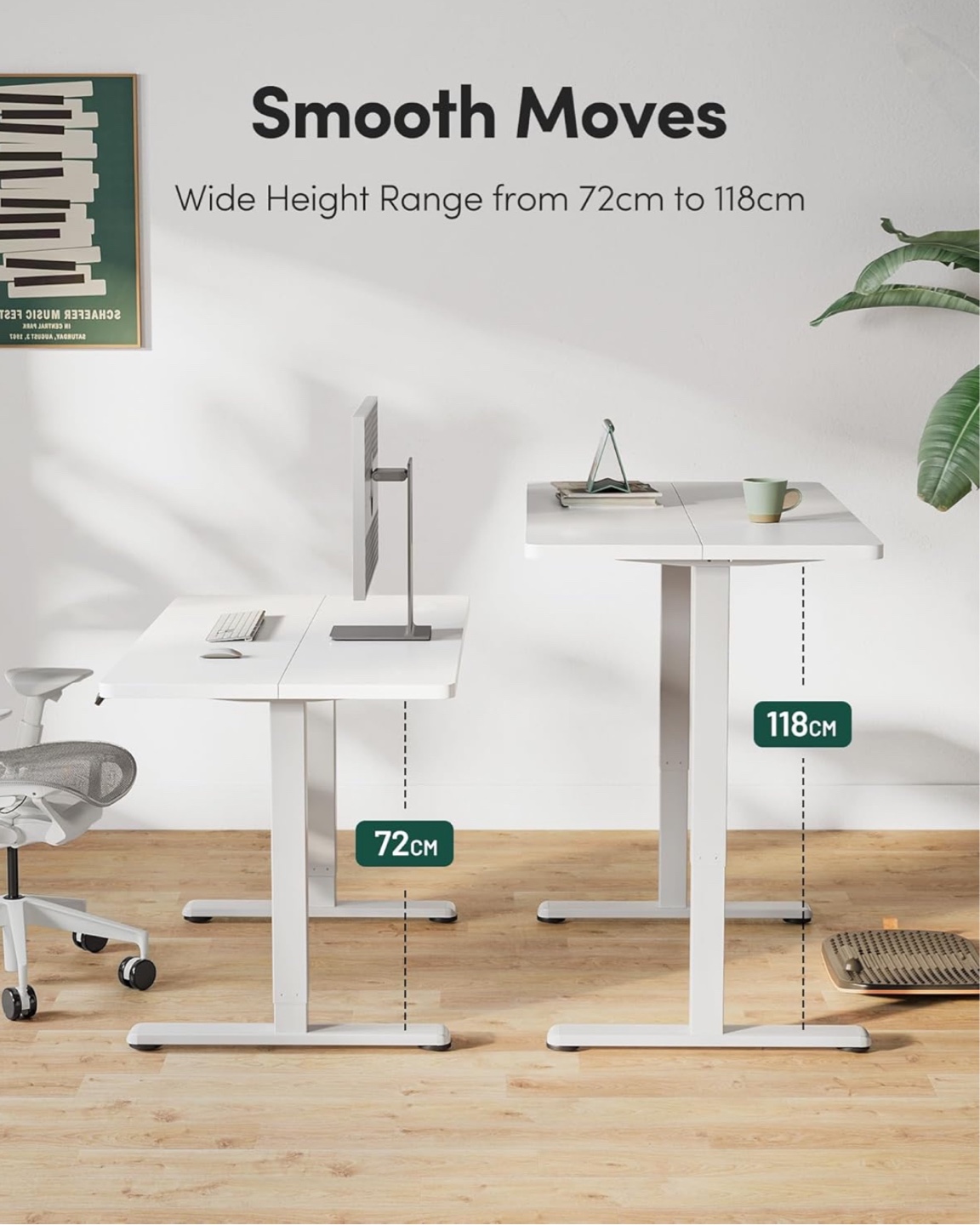 Brand-new Electric Height-Adjustable Sit-Stand Desk - photo 4