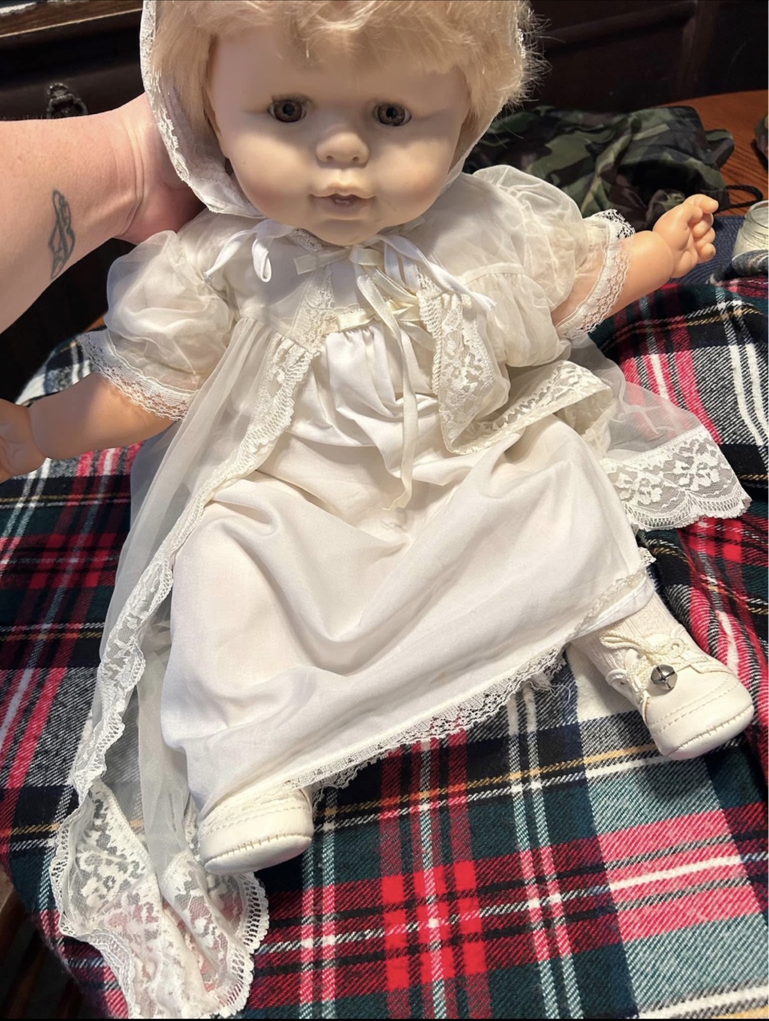 Vintage Baby Doll in Christening Gown - photo 2