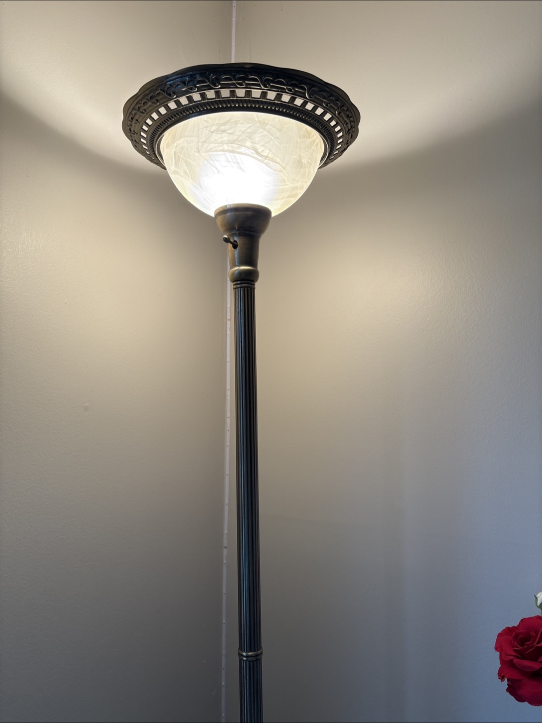 Elegant Floor Lamp, Bronze Finish - photo 3