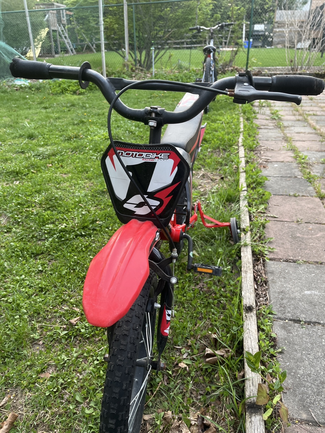 Motobike 16" Kids Bike with Training Wheels - photo 4