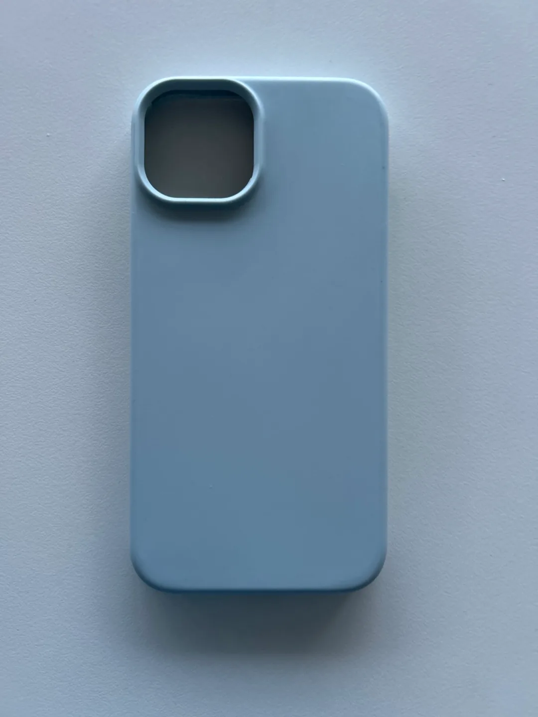 iPhone 14 Case - Light Blue Silicone. 🏒 thumbnail
