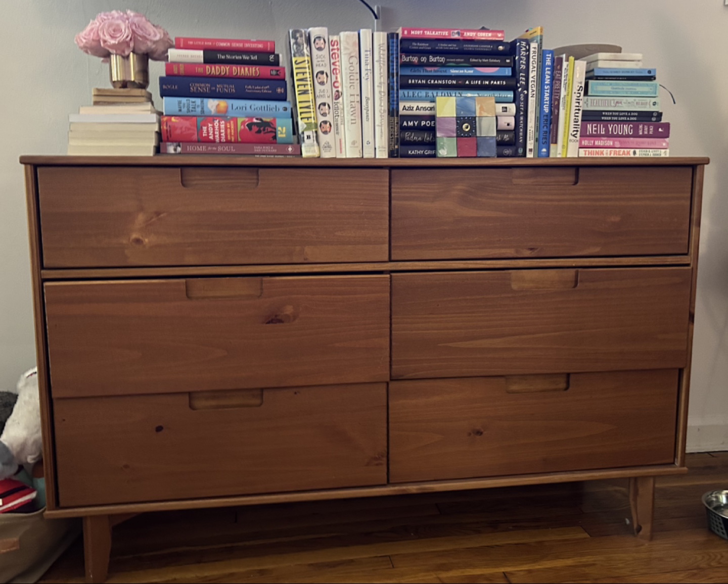 Mid-Century Modern 6-Drawer Dresser