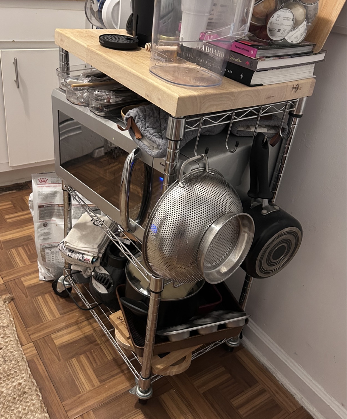 3-Tier Rolling Kitchen Cart