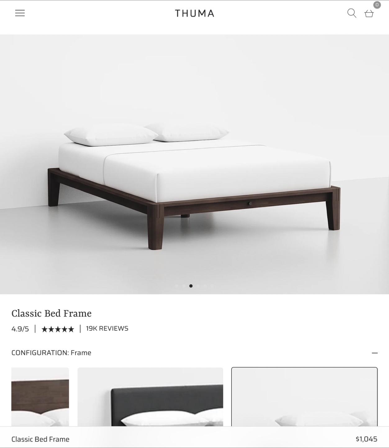 THUMA Classic Bed Frame - Full Size