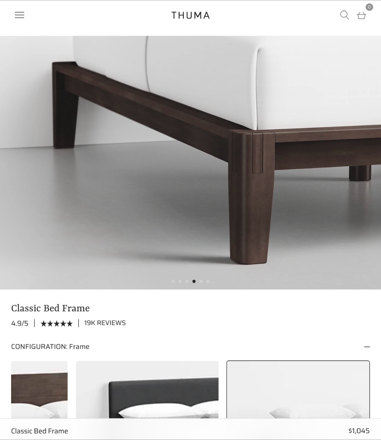 THUMA Classic Bed Frame - Full Size - photo 2