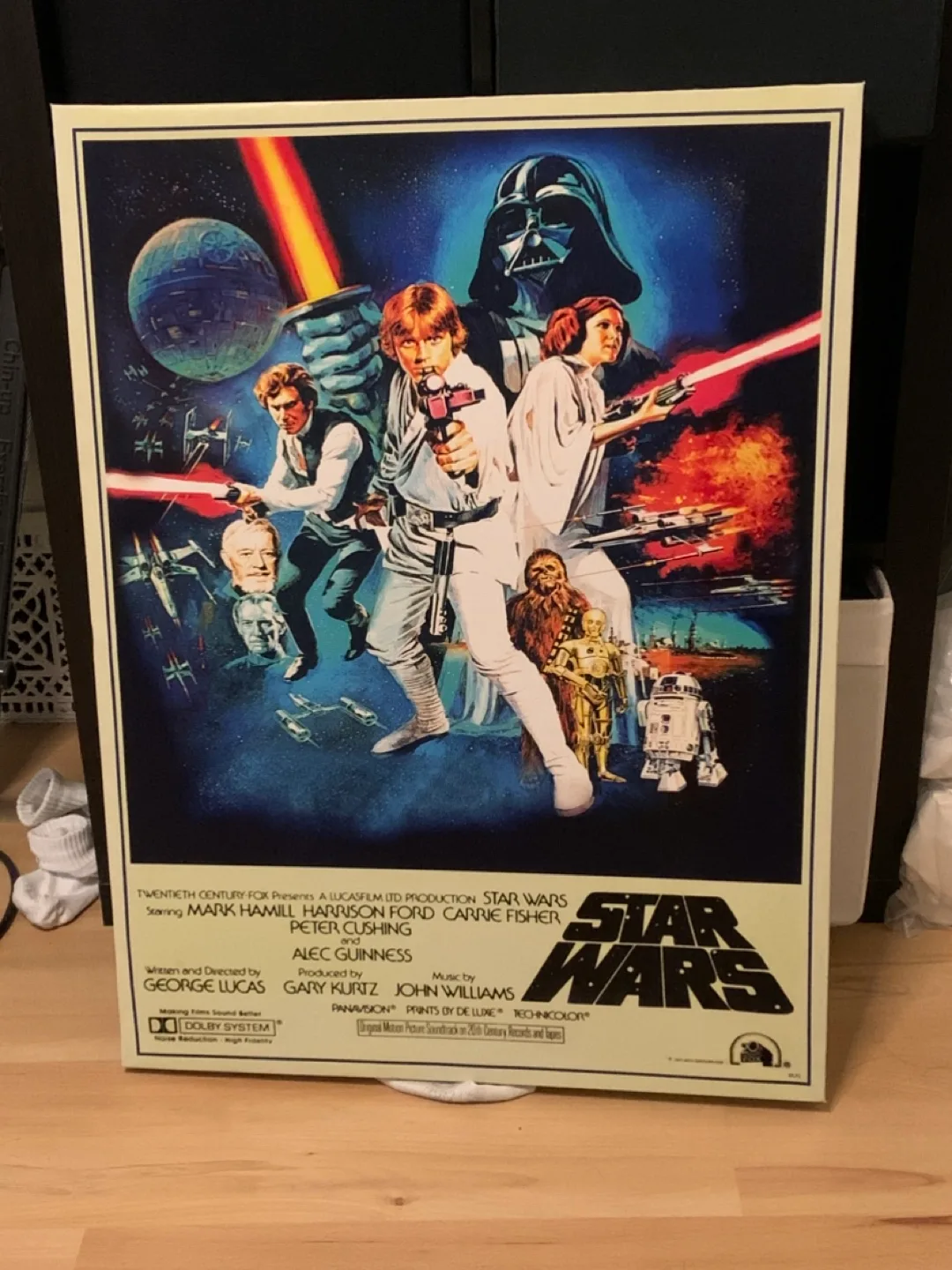 Star Wars Movie Poster Canvas Print thumbnail