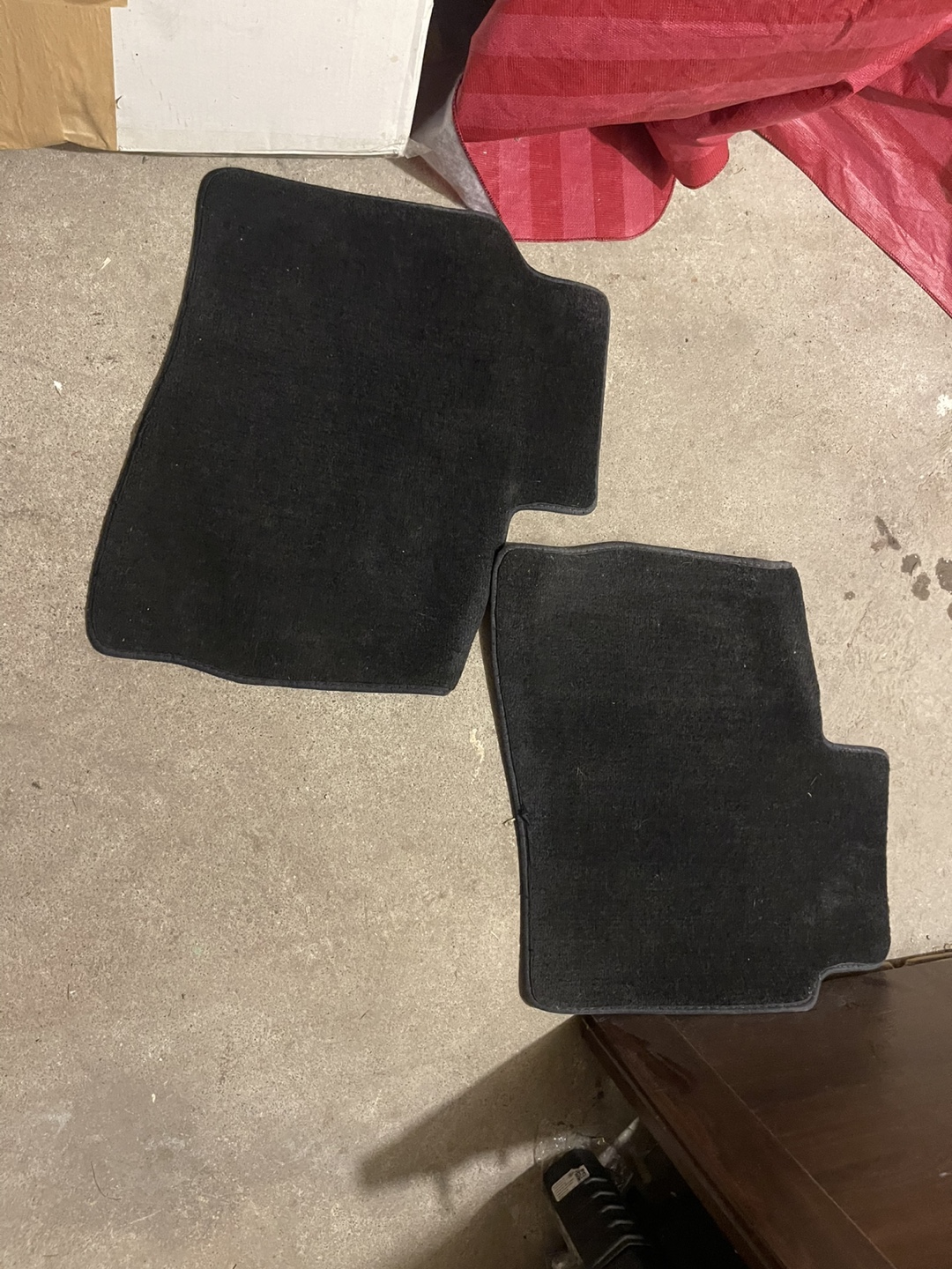 Pair of Black Car Floor Mats
