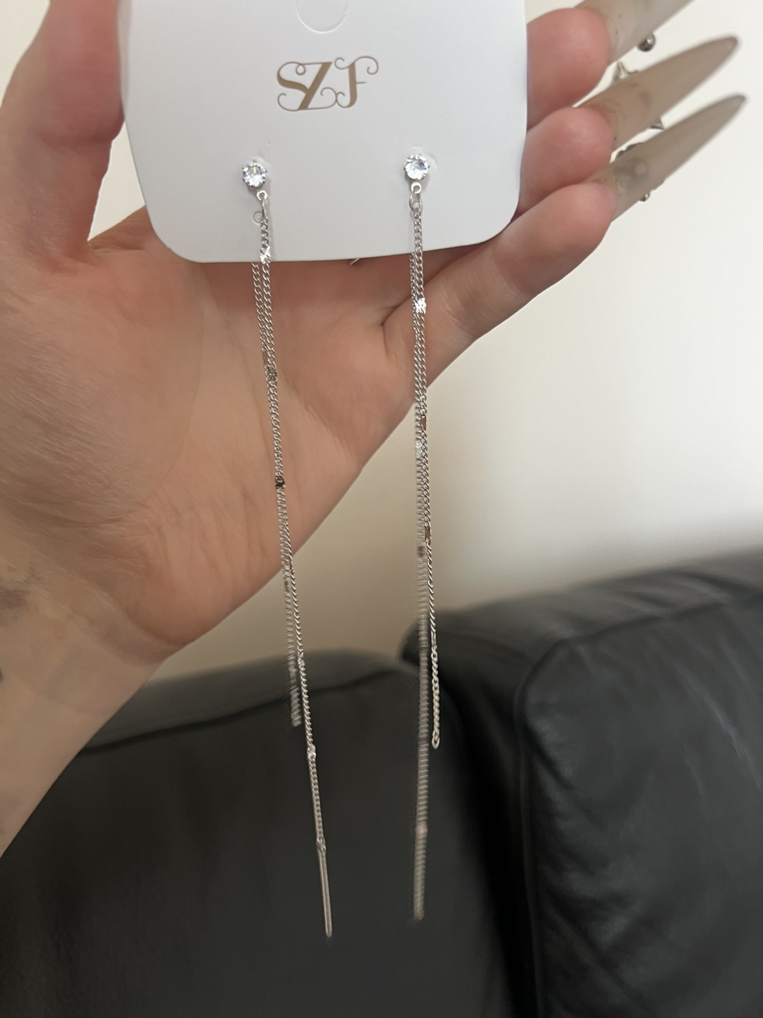 Elegant Silver Dangle Earrings