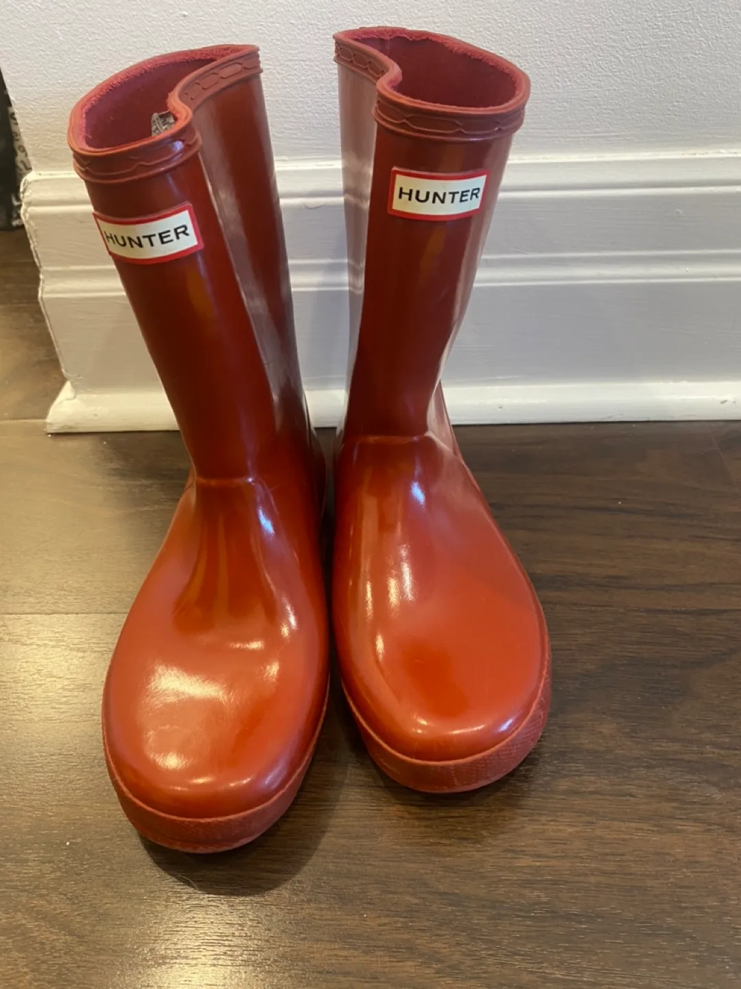 Hunter Kids' First Classic Red Rain Boots - Size US 2.5/3, EU 33 thumbnail