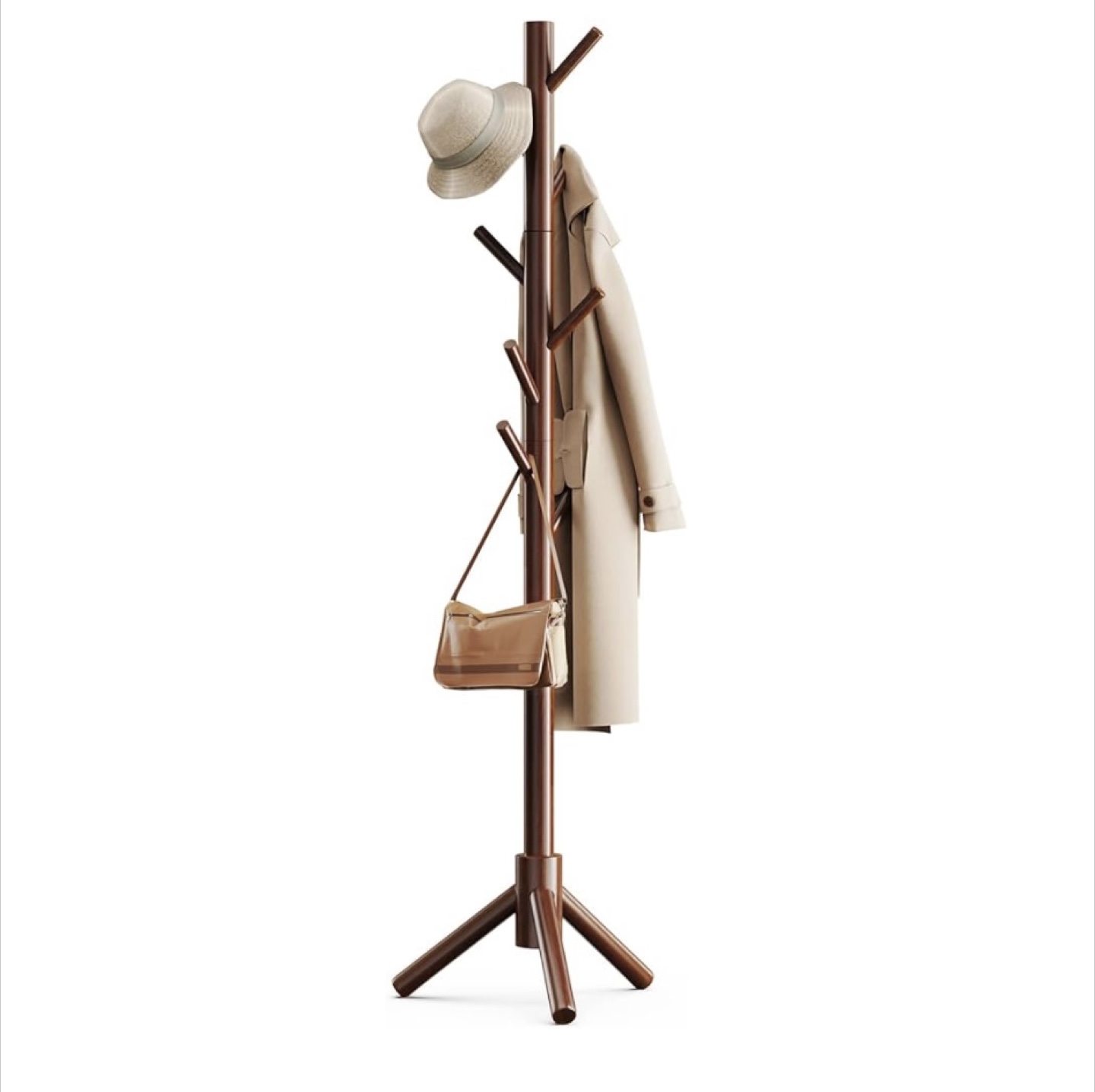 Wooden Coat Rack Stand - photo 5