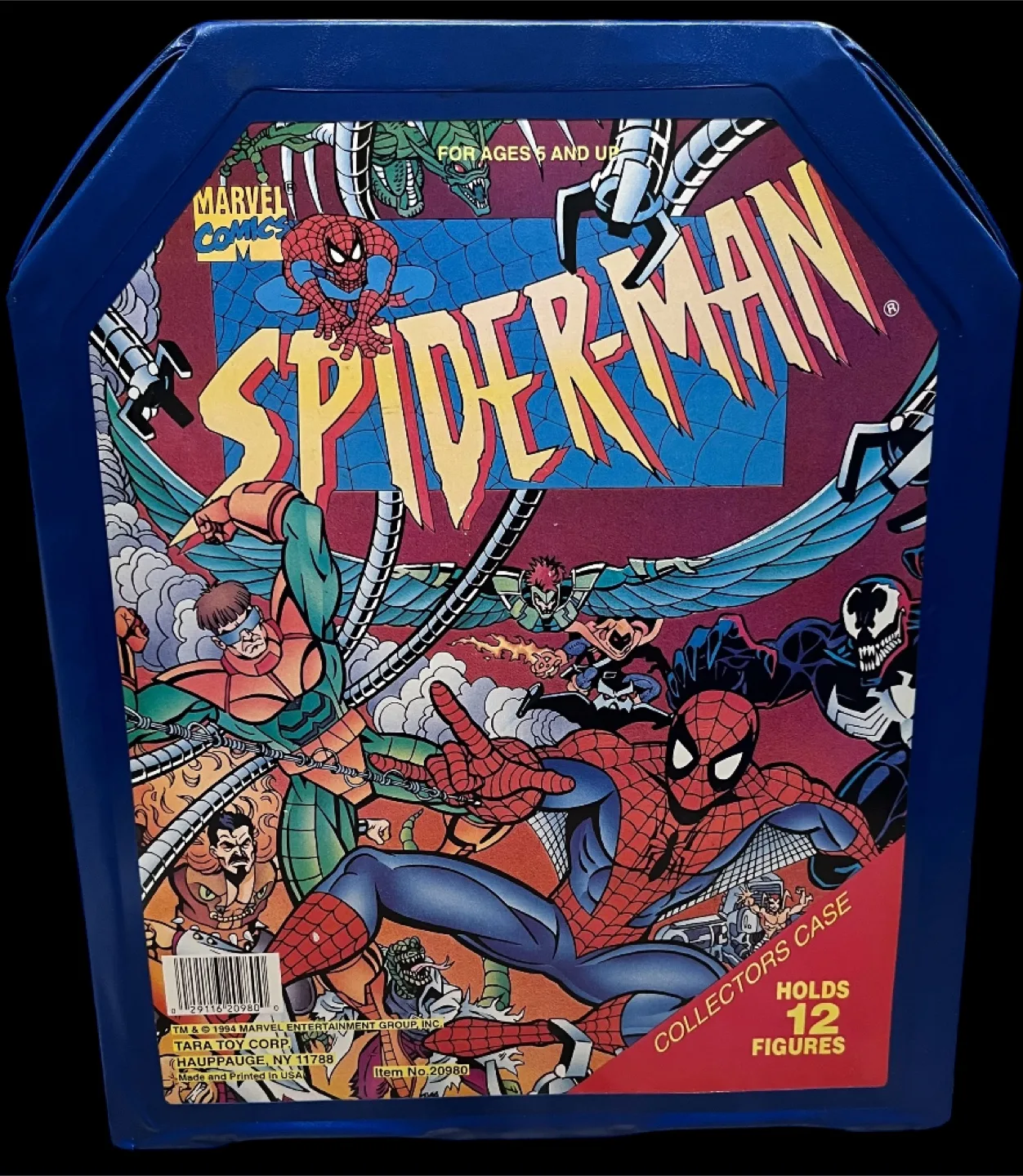 Vintage Marvel Spider-Man 4-Armed Figures and Collector Case image indicator(5)