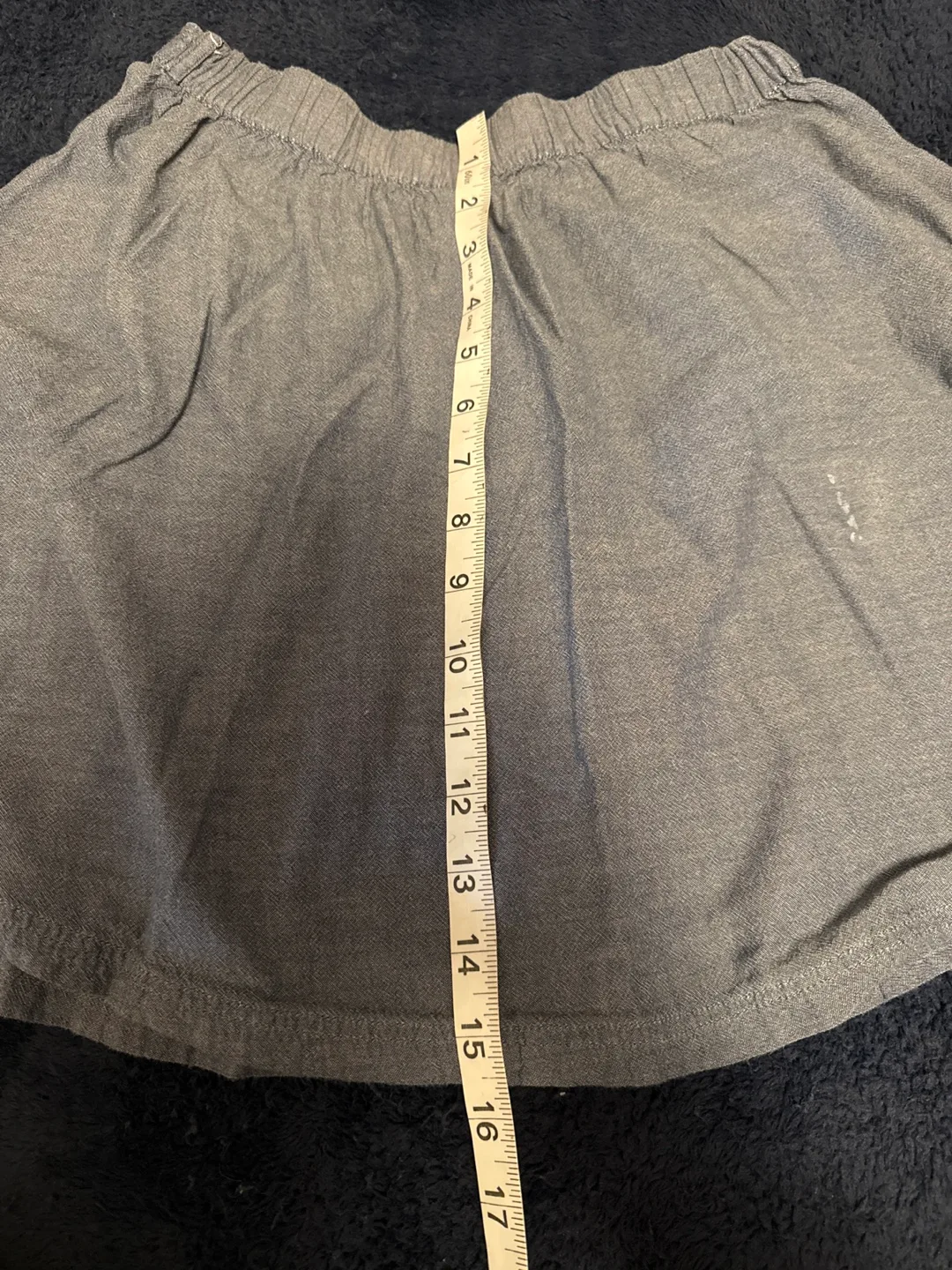 Greyish blue denim mini skirt 🏒 image indicator(3)