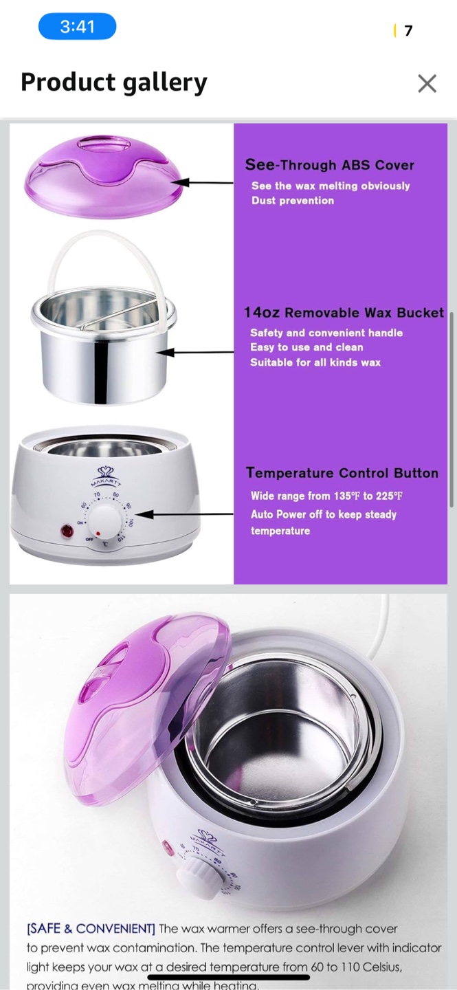 Professional Wax Machine Melting Pot - 14oz - photo 5