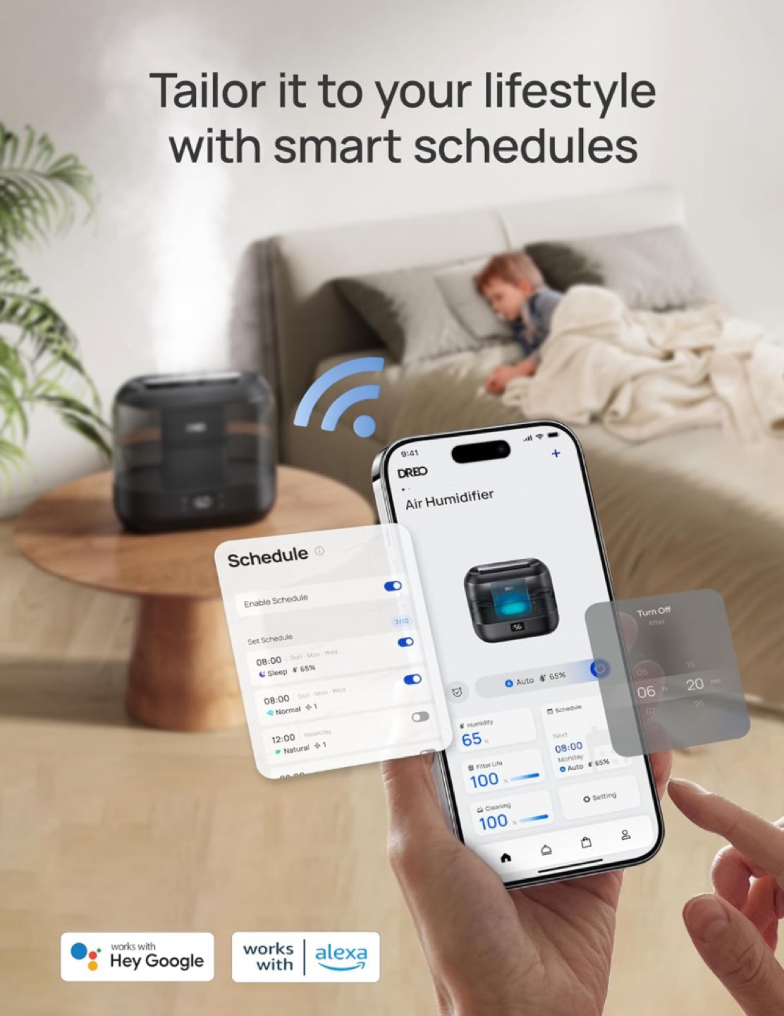 DREO Smart Humidifier - Top Fill 4L Ultrasonic Humidifier - photo 2