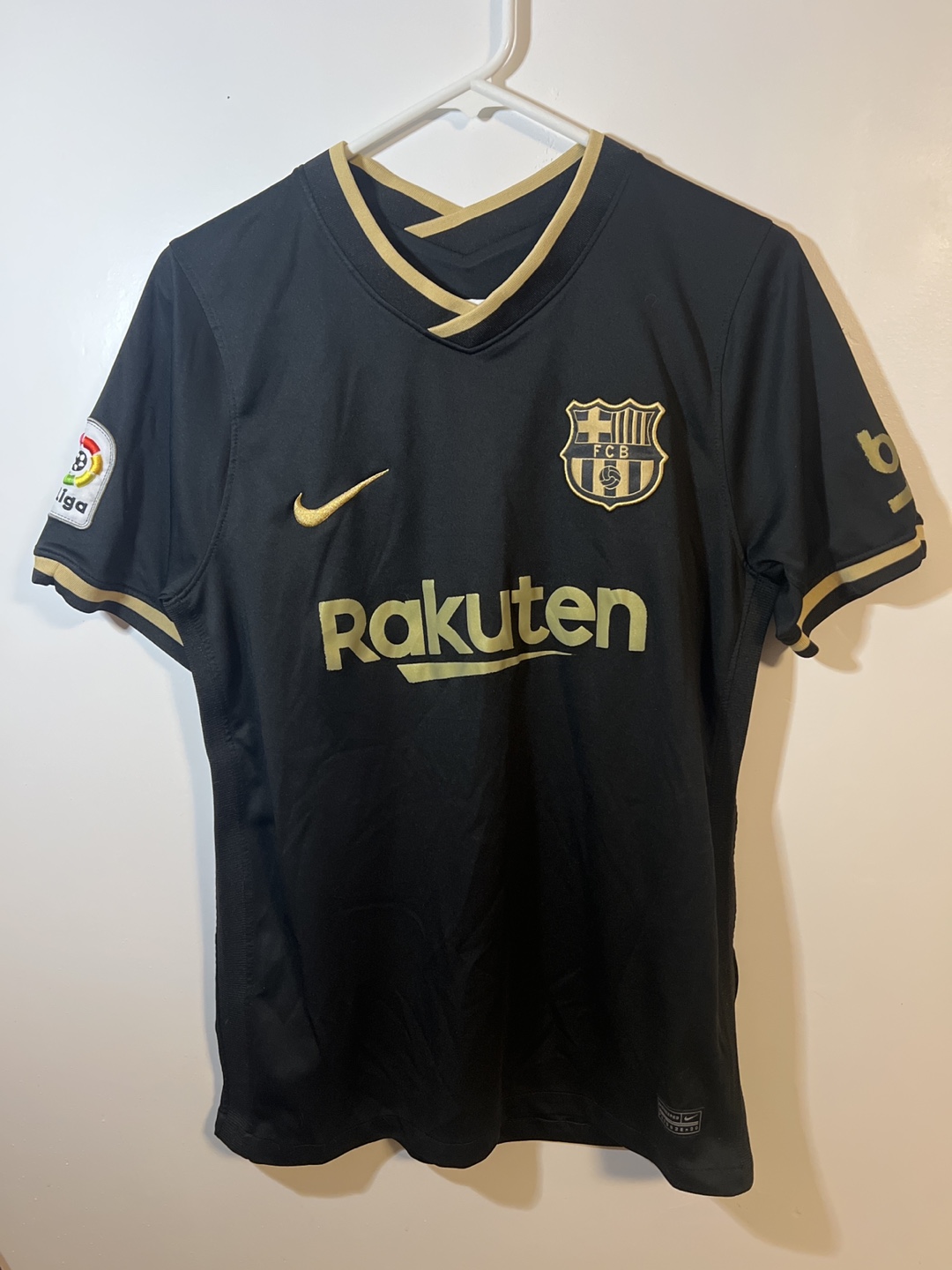 FC Barcelona Nike 2020-21 Black Third Jersey size( Small )