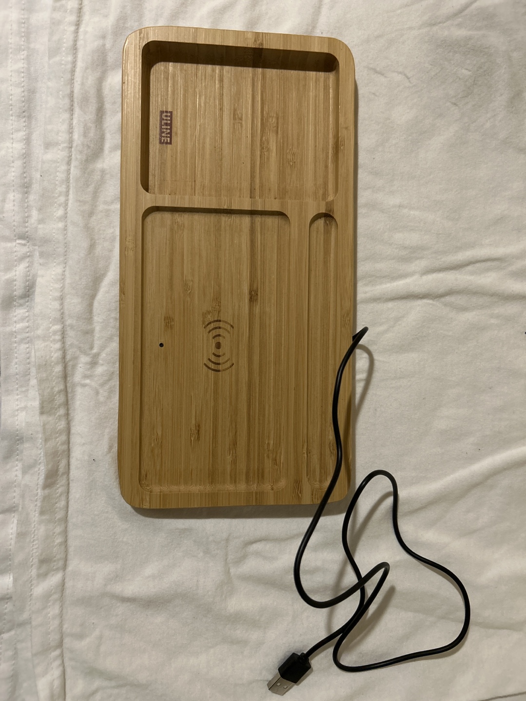 Bamboo Wireless Charging Station