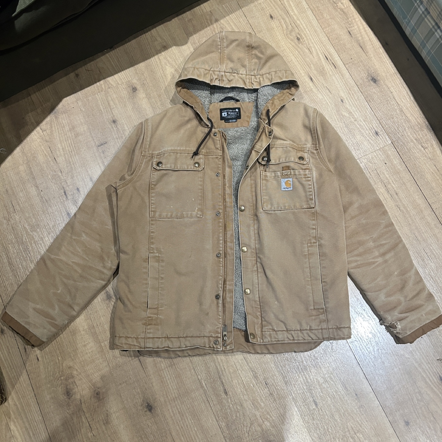 Carhartt Relaxed Fit Hooded Jacket - Men's Medium