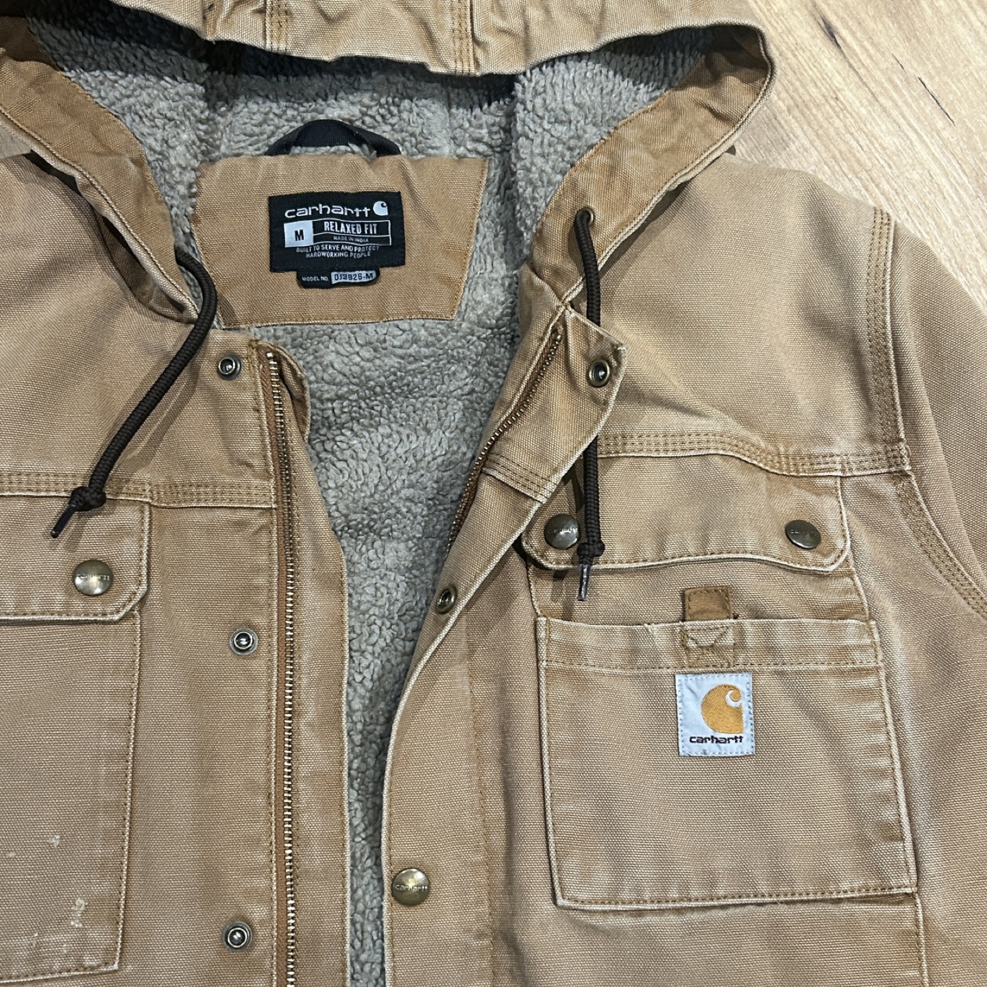 Carhartt Relaxed Fit Hooded Jacket - Men's Medium - photo 2