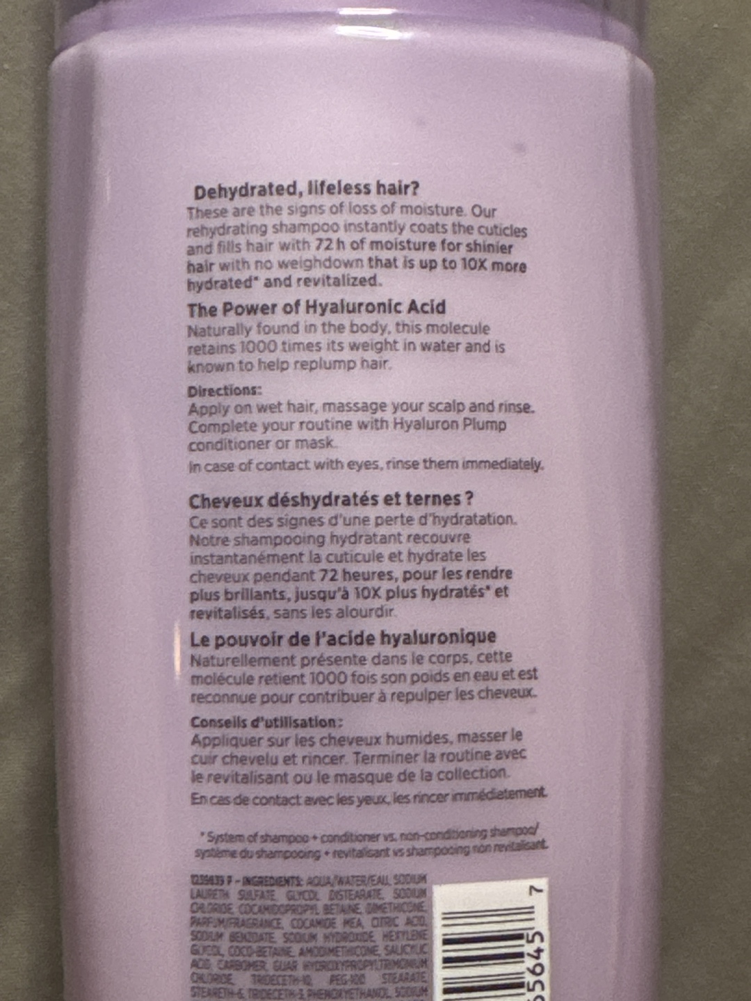 L'Oréal Paris Hyaluron Plump 72H Moisture Shampoo - photo 2