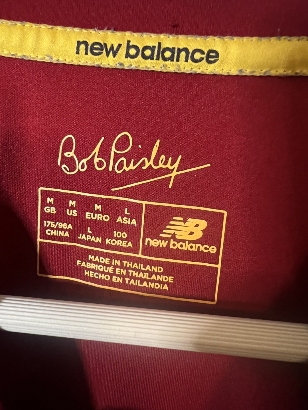 Liverpool FC New Balance Bob Paisley - Size Medium