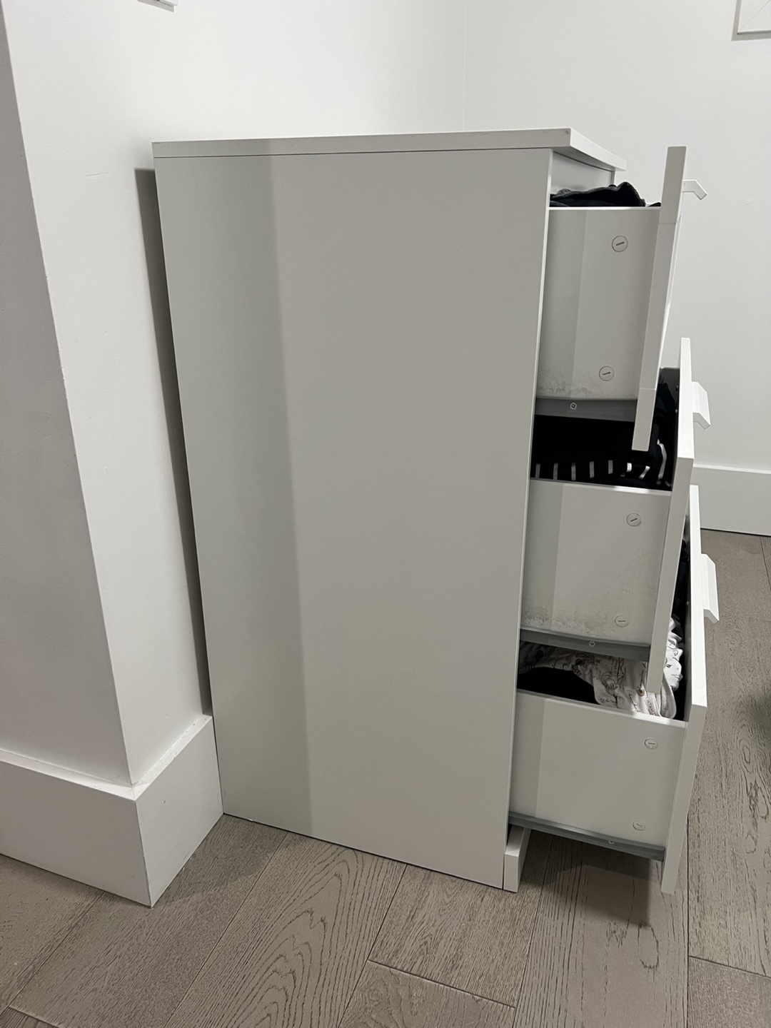 IKEA BRIMNES 3-drawer dresser, white - photo 2