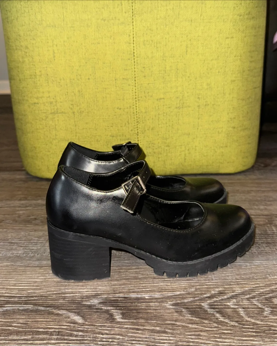 Black Mary Jane Platform Heels 🇨🇦 image indicator(4)