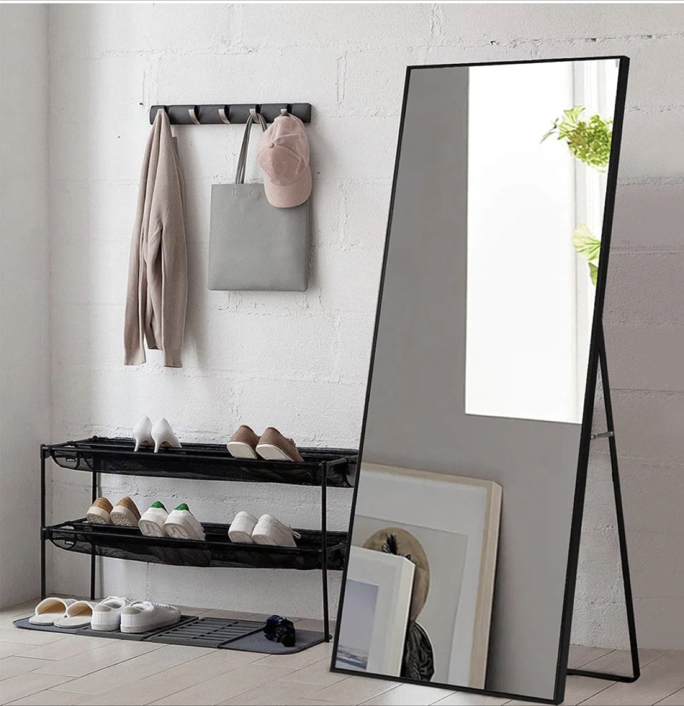 New Full-Length Mirror - Black Frame - photo 2