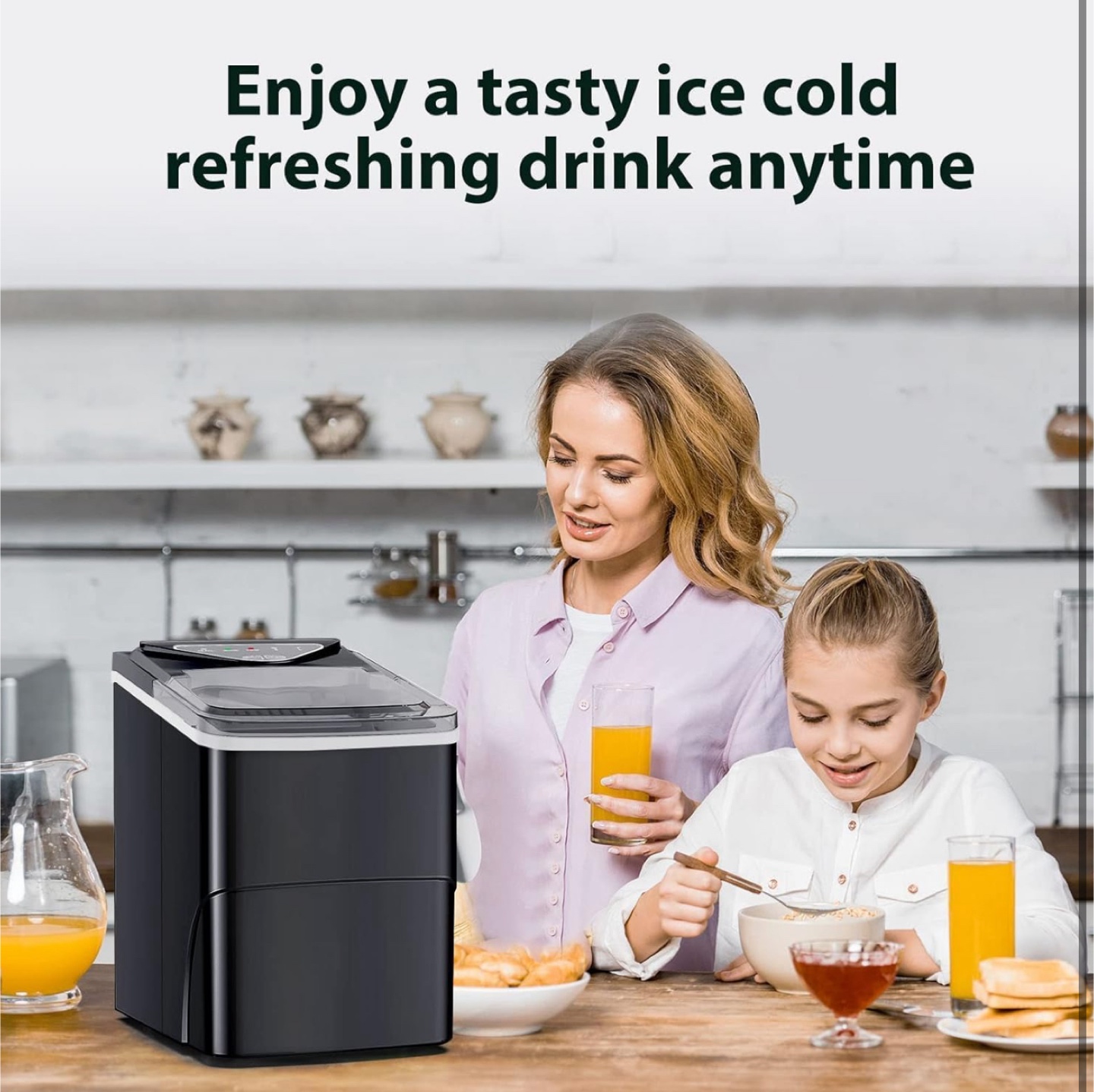 Portable Countertop Ice Maker - Makes Ice Quickly - photo 2